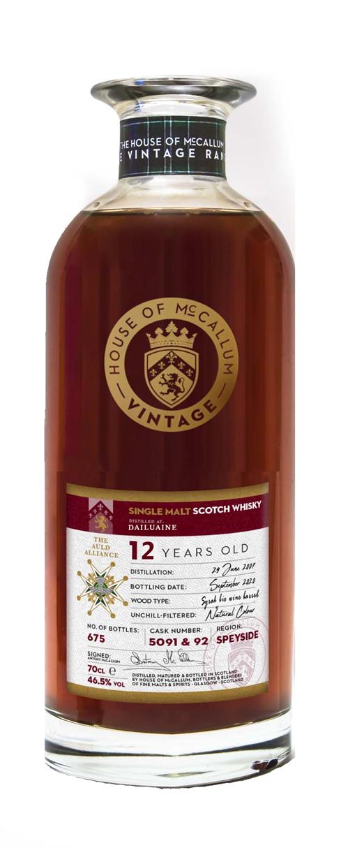 Whisky - McCallum Dailuaine 12 år, 0,7 l